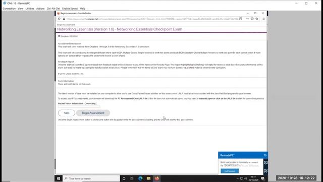 How to launch a packet tracer netacad assessment as of Nov 2020 смотреть онлайн