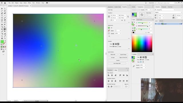 Произвольный Freeform Градиент в Adobe Illustrator CC смотреть онлайн