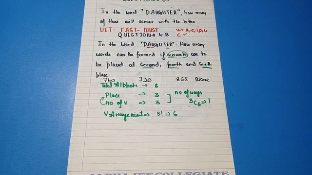 PERMUTATION AND COUNTING TECHNIQUES | PAST PAPER QUESTIONS | |E-CAT MATHS | B-CAT MATHS |~LECTURE 0 смотреть онлайн