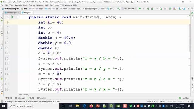 Lecture 3, EECS1022, Programming for Mobile Computing, Winter 2020 смотреть онлайн