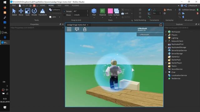 Гайд по сварке и склеиванию деталей Surface в Роблокс Студио 0.5 смотреть онлайн