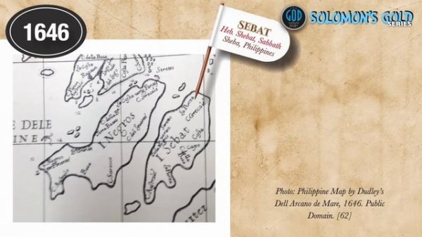 Maps to Sheba Philippines. Solomon's Gold Series 15D.