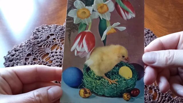 Филокартия. Винтажные пасхальные открытки. 1 часть. #открытки #винтаж смотреть онлайн
