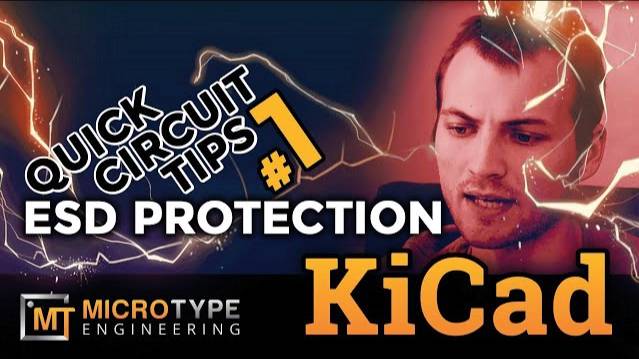 Quick Circuit Tips #1 - ESD Protection - KiCad смотреть онлайн