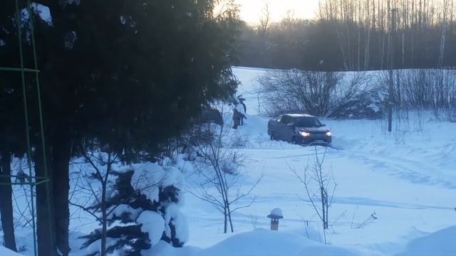 сасед застрял в снегу выручаем смотреть онлайн