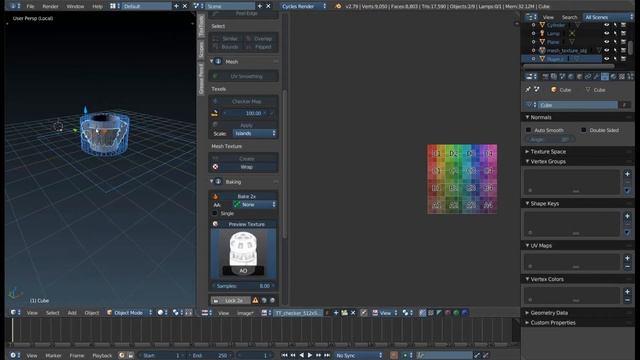 Обзор аддона TexTools для Blender. Часть 2. смотреть онлайн