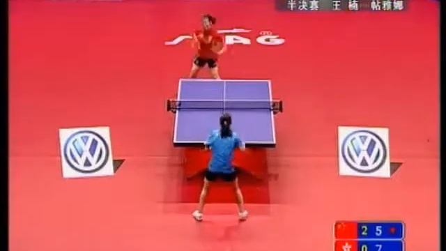 Wang Nan vs. Tie Ya Na World Cup Table Tennis 2007 смотреть онлайн