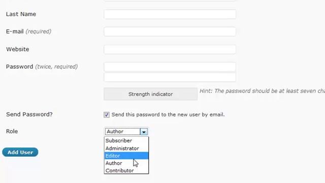 Users - WordPress Essential Training смотреть онлайн