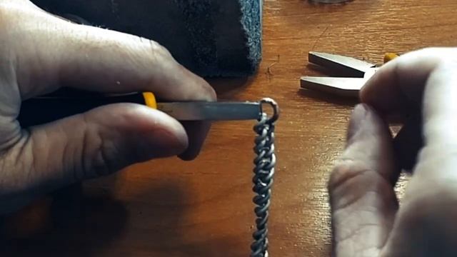 Панцирная цепь(панцирное плетение). Весь процесс изготовления смотреть онлайн