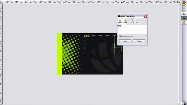 Business Card Design - Gimp 2.0 - смотреть онлайн