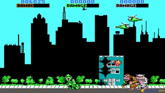Rampage gameplay (PC Game, 1987) смотреть онлайн