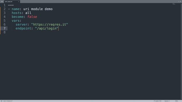 Token Based Authentication in REST API - Interact with webservice - Ansible module uri смотреть онлайн