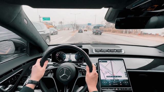 벤츠 S580 4Matic 1인칭 드라이브 주행영상, Benz S580 4Matic POV Test Drive смотреть онлайн