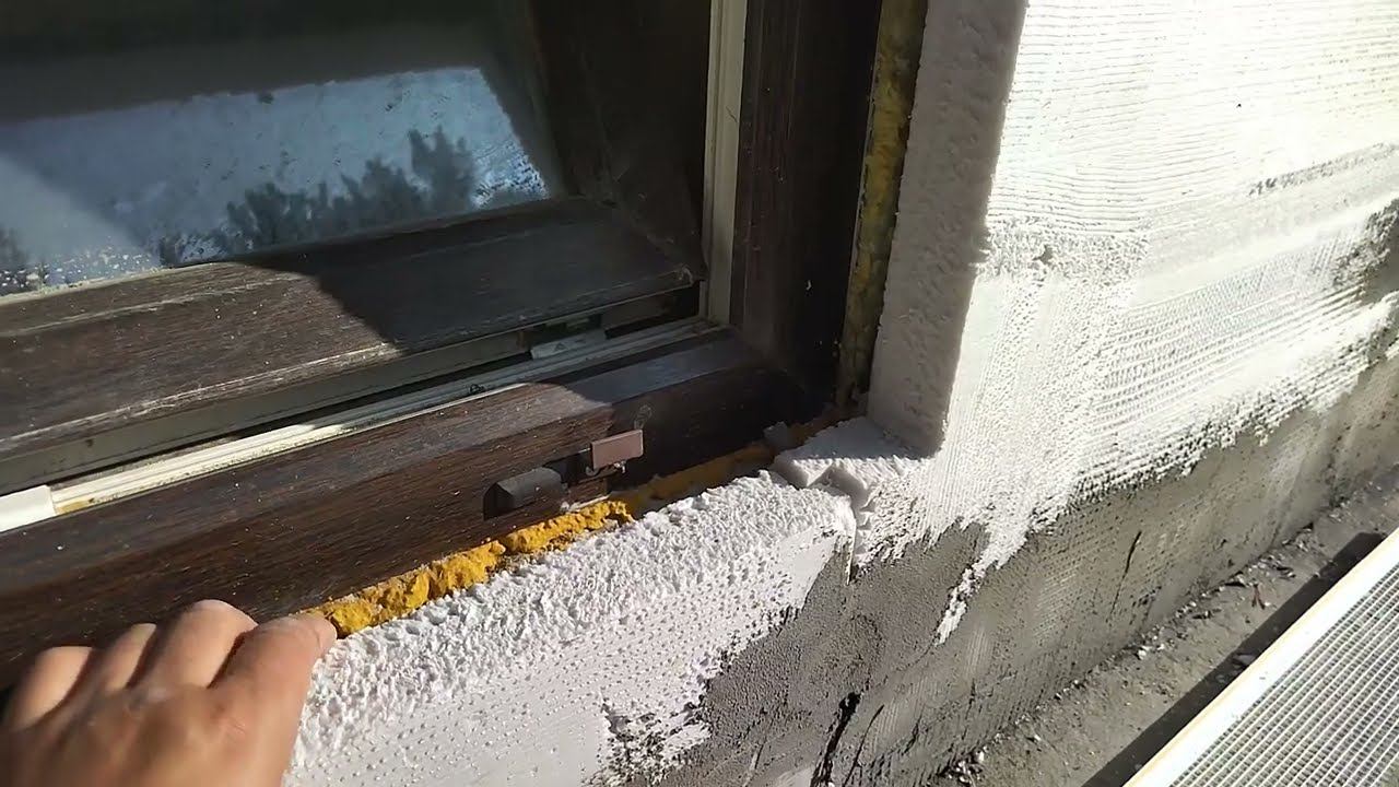 Тëплый откос или четверть, при утеплении фасада. Планка примыкания окна смотреть онлайн