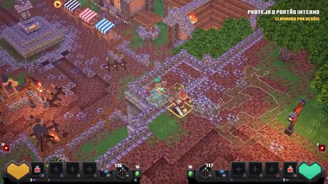 Minecraft Dungeons coop local смотреть онлайн