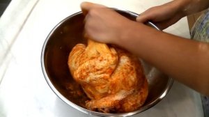 Целая КУРИЦА в духовке с яблоками.ТАЕТ ВО РТУ! Рецепт очень вкусной курицы на праздничный стол.