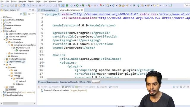 Creating and Setup a Jersey Project | Jersey Rest API | Restful Web Services [Hindi] | #05 смотреть онлайн