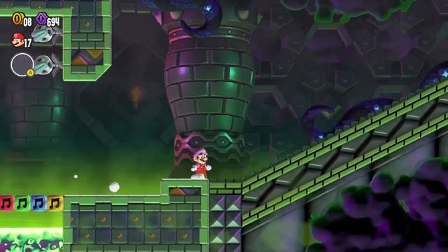 Fluff-Puff Peaks Palace - Super Mario Wonder - no commentary (sem comentários) смотреть онлайн