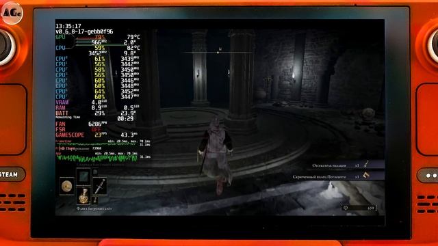 Установка Elden Ring Steam Deck. Борьба совместимость Vs Herioc/Lutris за производительность