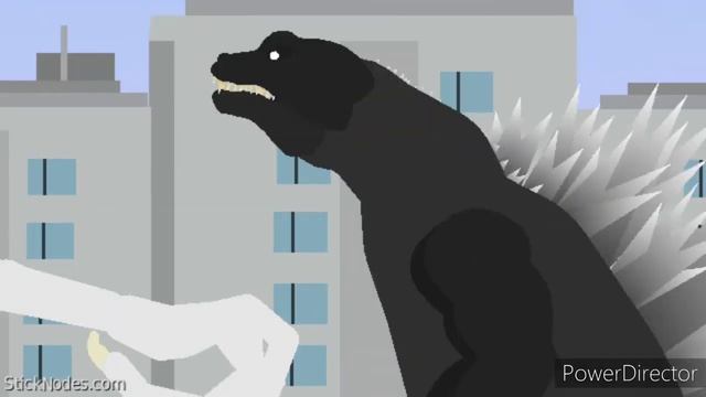Godzilla 2001 vs Cloverfield Monster,Battle Animation,Sticknodes смотреть онлайн