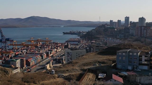 Вид с сопки Крестовая. Владивосток смотреть онлайн