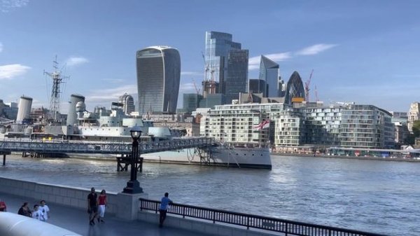 Walking City of London | Tower Bridge, London Bridge, London Walk  2021 [4k HDR]