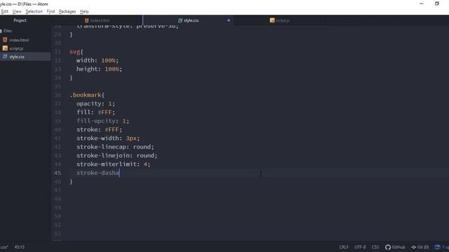 Bookmark Interaction Animation Using Html Css And Gsap смотреть онлайн