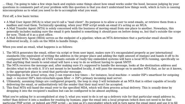 Unix & Linux: Linux mail client that can trigger a PHP script to parse email received смотреть онлайн