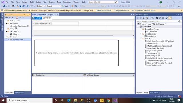 Cascade Parameters in SSRS Report | Cascading SSRS Report | MSBI смотреть онлайн