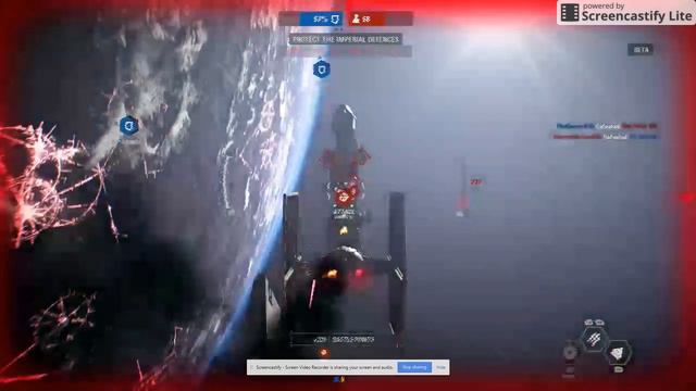 Star Wars Battlefront 2 Beta - Starfighter Assault Game play смотреть онлайн
