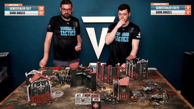 Warhammer 40k 10th Edition Live 2000pts Battle Report: Genestealer Cults vs Dark Angels смотреть онлайн