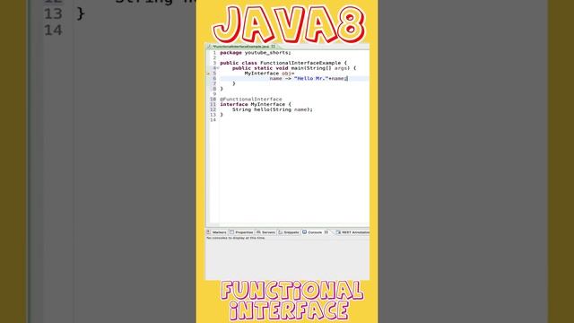 My First Java8 Functional Interface with lambda expression смотреть онлайн