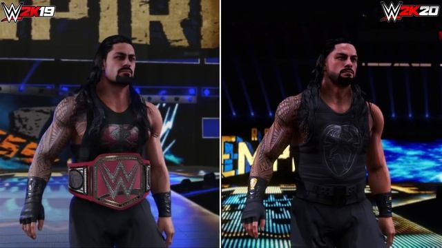 WWE 2K20 Vs WWE 2K19 (Faces/Finishers/Blood/Hair Physics) Comparison | ARE GRAPHICS WORSE OR BETTER