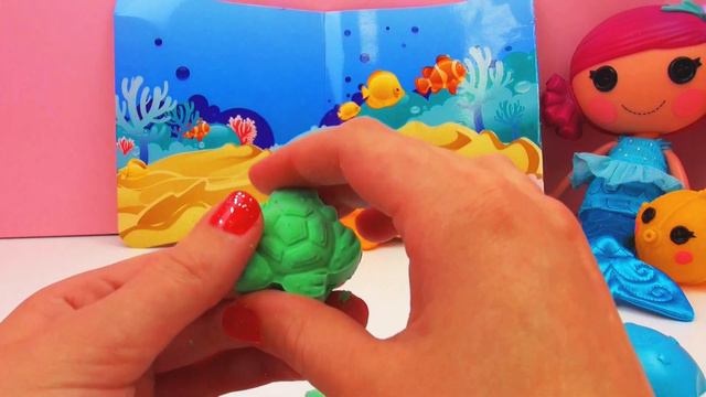 Moon Dough Meeresfreunde Knete DEMO mit Lalaloopsy - Moon Dough Ocean Pals смотреть онлайн