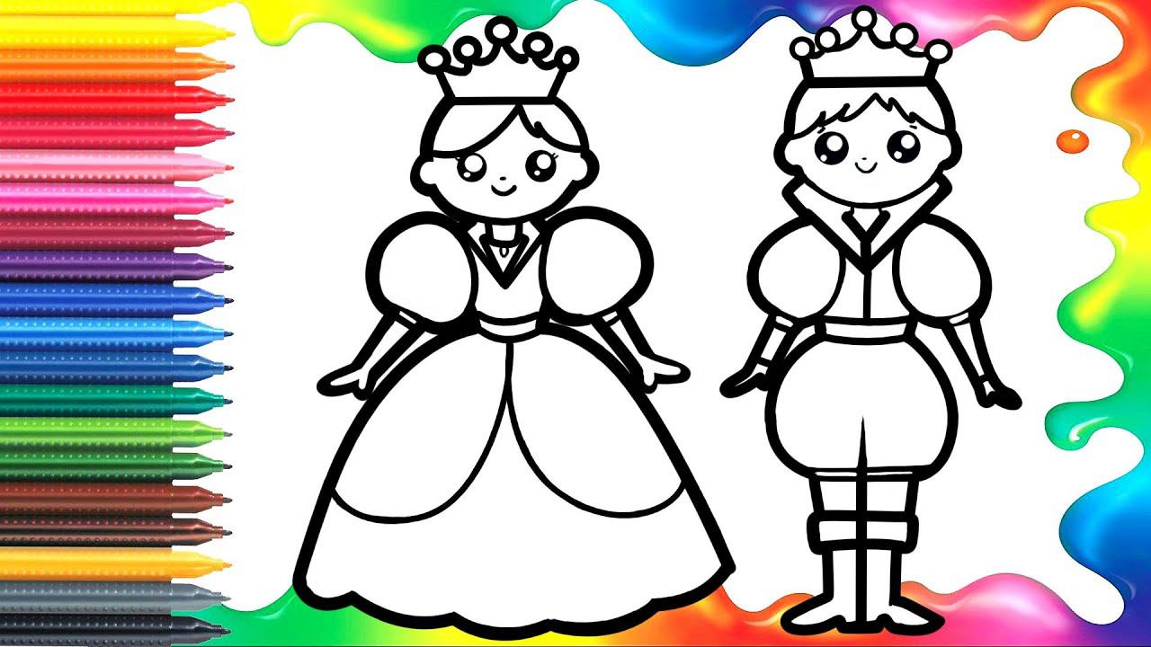 How to Draw Princess, Dress, Shoes and Flowers | Drawing Tutorial Art | Drawing Tutorial Art смотреть онлайн