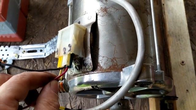 Подключение мотора от СМ Вятка автомат. смотреть онлайн