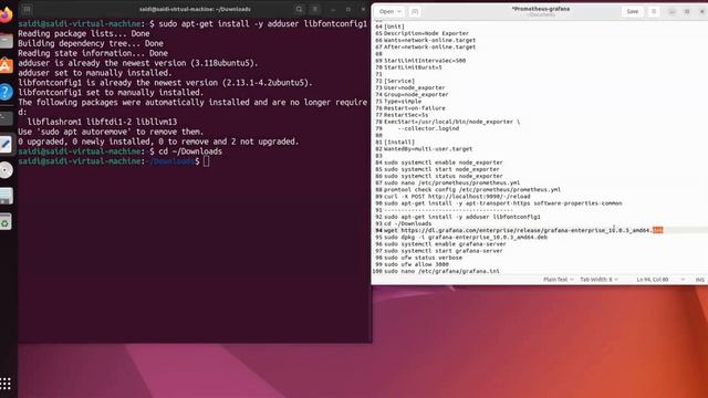 Install Prometheus & Grafana on Ubuntu 22.04.3 LTS using Node exporter - Part02 смотреть онлайн
