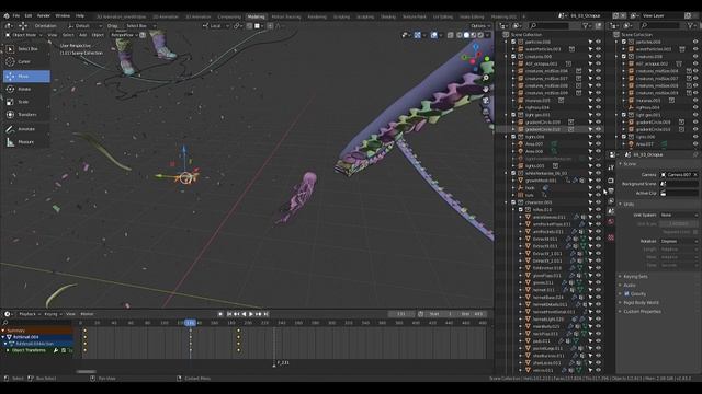 Blender 2.8 tutorial - multiple shots, cameras, collections and video editing смотреть онлайн