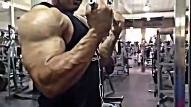 How To: Cable Triceps Extension for Building Muscle Mass w/ NPC Super Heavyweight Carlos Davito