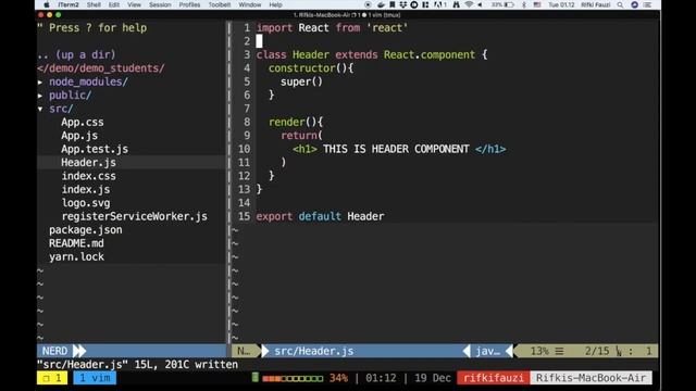 ReactJS tutorial bahasa indonesia eps #1 - Install React dengan CRA (create react app) #newbie смотреть онлайн