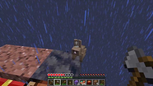 ПОЧЕМУ КРОЛИКИ ЛЮБЯТ ПАДАТЬ В ПУСТОТУ? Выживание на одном блоке! смотреть онлайн