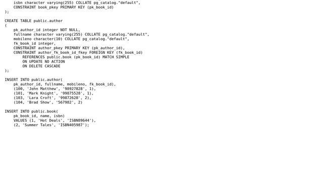 Databases: PostgreSQL Query output to JSON смотреть онлайн