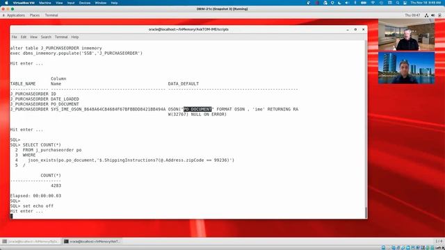 Database In-Memory JSON Support Demo смотреть онлайн