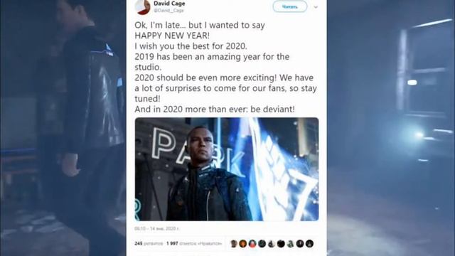 НОВАЯ ИГРА ОТ QUANTIC DREAM [АНОНС В 2021 ГОДУ] DETROIT 2? смотреть онлайн
