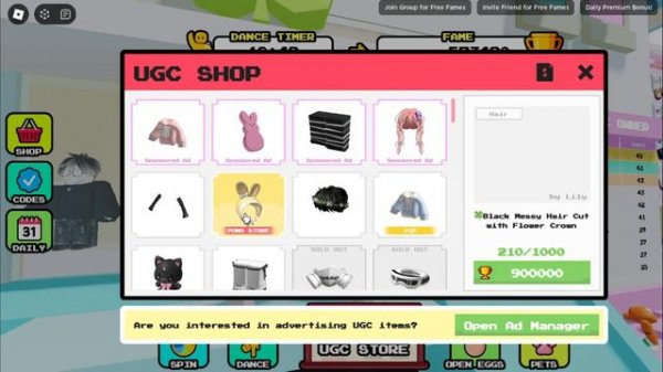 NEW ALL WORKING DANCE FOR UGC CODES 2024 - ROBLOX DANCE FOR UGC CODES