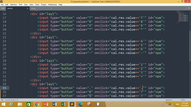 Build Windows 10 Calculator in HTML & CSS смотреть онлайн