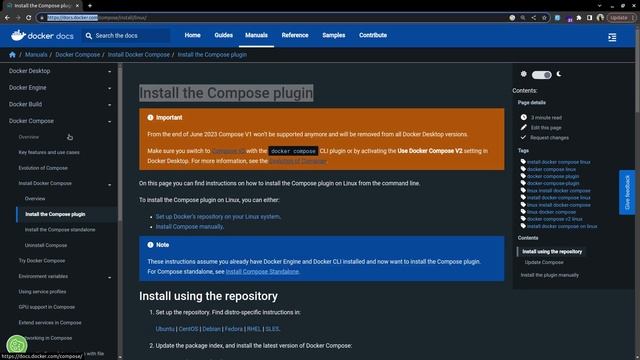 #5 - Install docker compose plugin смотреть онлайн