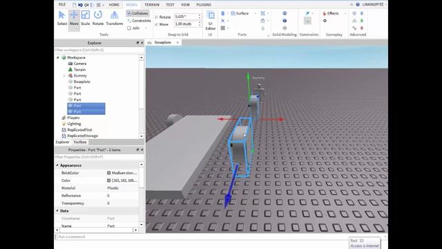 How to make an easy basic Car Roblox Studio смотреть онлайн