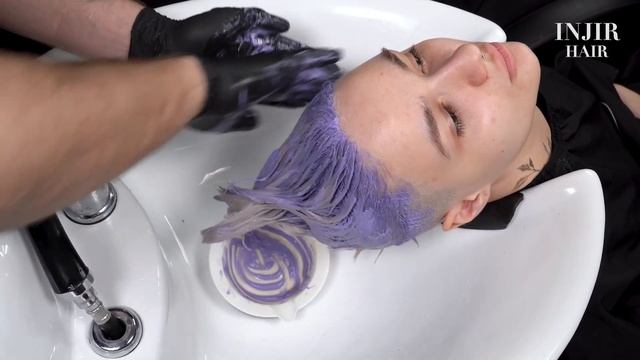 Кислое тонирование INJIR HAIR смотреть онлайн