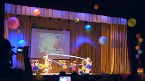 Танец "Не уроните шарик", городской фестиваль танца